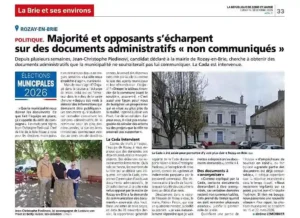 Article de Presse sur République de Seine et Marne