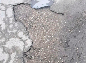 Routes dégradées de Rozay-en-Brie