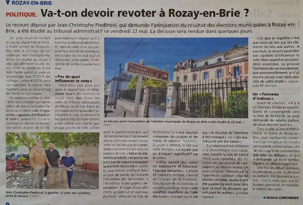Article : va-t-on-revoter-a-rozay-en-brie ?